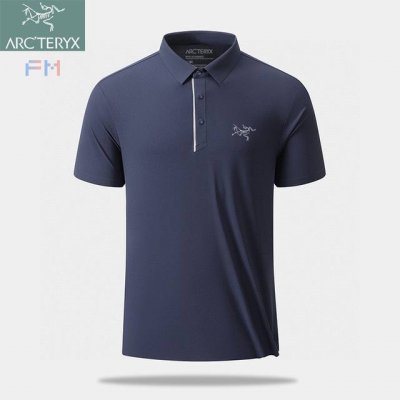 Arc'teryx 始祖鸟 春夏新品 冰丝polo衫 高级冰丝面料 透气丝滑舒适不扎身 运动休闲短袖 本季主打 做工精致 走线整齐 售后无忧 独特设计 经典百搭