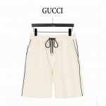 gucci 古驰 25Ss 侧边线条1921双G刺绣短裤 2025Ss新款针织短裤，定制面料采用威化布织法， 超高端针织工艺，版型紧致立体，定制裤绳五金质感强，