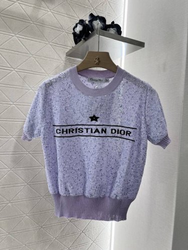 dio*新品 针织圆领上衣