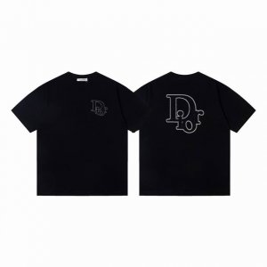 款号 Y172 迪奥Dior最新元素经典Logo双重绣花工艺设计短袖T恤 正儿八经280克纯棉双砂面料 所有面料均已提前做过缩水 品质第一 所见即所得 不会洗一