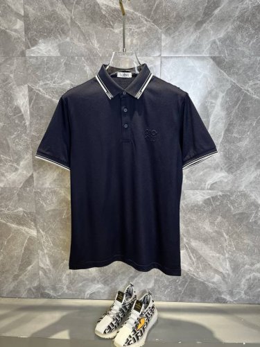 loewe罗意威 2025春夏新款男士翻领短袖商务休闲Polo衫，高定系列，定制面料，精细高端小刺绣，绣花精致上档次，上身舒适透气亲肤感极佳，满足春夏场景穿着需