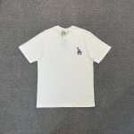 Xx070 Mlb纽约洋基队腰果花印花短袖T恤 纯棉定制面料 情侣款：S Xxl 黑色 白色