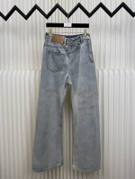 Maison Margiela 纸标做旧牛仔裤 正品开版-实体柜台-顶奢品质 秒杀市面一切版 定制纹韵牛仔粗斜棉缎面料，以Mm6牛皮纸皮肌理为底，用腰间一抹标志