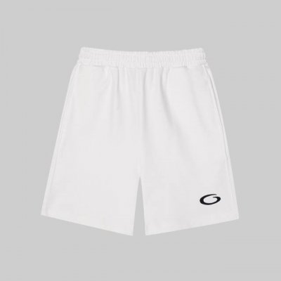 8320白色# Balenciaga 最高版本，Basketball运动短裤。 100%全棉毛巾底大卫衣活性染面料，420克紧密纺，手感舒适有挺度，裤腿Loop