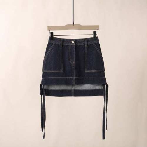 ——5Ss新款—— 25Ssloewe牛仔口袋半裙Smlp270 ：牛仔蓝