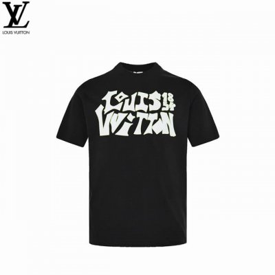 Louis Vuitton 路易威登 2025Ss字母圆领短袖 Louis Vuitton法国路威酩轩集团-Lvmh旗下品牌 著名奢侈品箱包和皮具品牌 百余年的