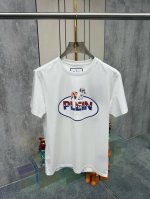 philipp plain 2025春夏新品欧洲限定恶犬系列彩绘印花短袖T恤 定制180克100支双股丝光长绒棉面料 胸前恶犬彩绘印花图案 且不说搞怪图案设计吧