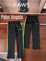 男款 两款 palm Angels 彩虹条纹运动直筒长裤 -关于尺码- 只有两个尺码 配色 6色织带 3色织带 M适合130-150斤 L适合150-170斤
