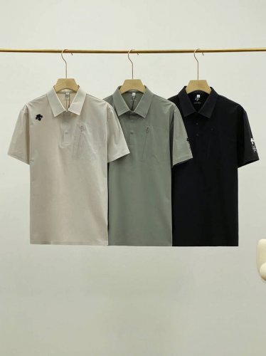 供 迪桑特*Descente*夏季新品男士休闲速干Olo拉链口袋设计！套头翻领Olo！ 速干材质，男士日常通勤搭配，绝对的黑科技产品，休闲商务运动优选，无缝压胶