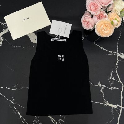 大王家25早春新款圆领Logo刺绣针织背心 颜色:2色 码数:Sml