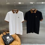 杰尼家 杰尼亚polo衫沉稳大气，领口和袖口那一抹棕色的条纹装饰，时尚又独特，胸口处精致的品牌标识，低调又奢华 面料质感超棒，穿着舒适又有型。M-3Xl 隔天