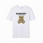 Burberry 巴宝莉 格子小熊印花短袖 高版本，潮流高街情侣T恤，高克重纯棉面料，亲肤顺滑有厚实感，细节到位，领标手工缝制，费时费力！ 颜色：白色 Sixe