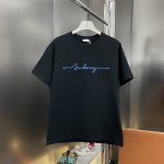 上新140【纯原臻品 】【顶级原版复刻】 burberry/巴宝莉2025新款 编织麻绳字母Logo 男女同款 短袖T恤 原版面料高版本高品质 网红明星同款 原