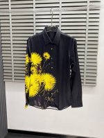 prada普拉达独家专供新款男士休闲衬衫 高端定制 高端版本 时尚百搭爆款进口面料 手感超柔软细腻 穿着亲肤舒适 高端精品 代工厂p精细做工 上身非常赞 男士必