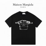 Maison Margiela马吉拉 Mm⑥打印T恤短袖 重磅300克双纱 黑色 ：Xs-L