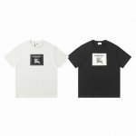 Burberry 巴宝莉 Bbr 经典方形战马印花Logo圆领情侣短袖T恤-顶级高端品质 Color：白色 黑色 Size：S M L Xl Number：25