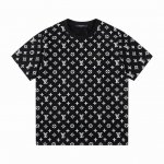 款号T59 Lv 25Ss春夏主题短袖T恤 男女同款 -采用原版280G100%纯棉面料 柔软舒适 螺纹同缸定染零色差 独家品质区别通货 欢迎对比 -颜色： -