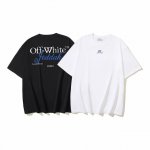 1093# Off-White纯棉260G重磅Jeddah Logo印花短袖T恤 黑色 白色 S M L Xl