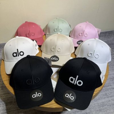 alo硬顶刺绣棒球帽