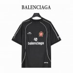 balenciaga 巴黎世家 25Ss 曼联联名足球10号刺绣印花短袖T恤 面料采用 G巴黎专用球衣速干面料 高克重1比1高密罗纹 前后幅采用进口胶浆丝网印花