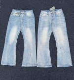 款号213 Balenciaga 巴黎世家牛仔裤， 男女同款 海外限量款纯色工装牛仔裤，简约大方日常通勤首选，辨识度更高，宽松廓型 ，男女都可驾驭， 重度洗水，