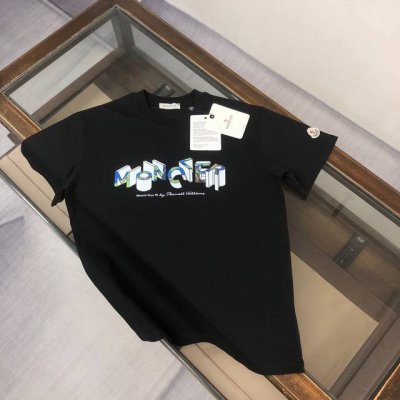 Mon*Cler 蒙口 2025最新款情侣款品牌Logo印花圆领短袖 情侣T恤 春夏新品 高品质 时尚百搭潮款 定制进口面料 穿着舒适 透气 时尚不失个性 上身