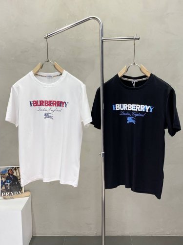 Burberry巴宝莉独家专供新款原单男士休闲短袖 高端定制 高版本 时尚百搭爆款进口面料 手感超柔软细腻 穿着亲肤舒适 高端精品 代工厂p精细做工 上身非常赞