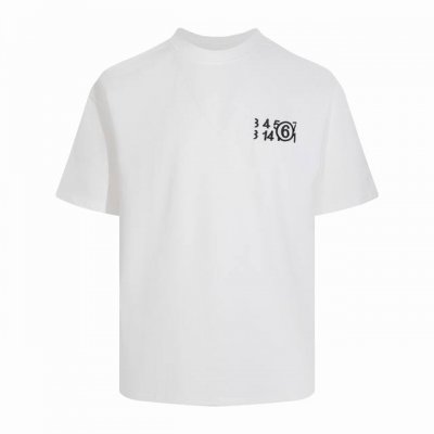 款号M235# Maiso Margiela 吉拉风格平替款M6 春季短袖刺绣T恤系列爆款 123456大圈6刺绣男女同款# 款 官网购入,保证原汁原味 原版定