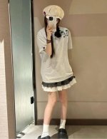 阿迪达斯Adidas 美式高街中式短袖情侣款短袖宽松版型T恤衫学院风短袖 ~260克紧密纯棉面料 不起球不变形 透气舒适抗菌 ~版型比较立体男女都能穿 最大体重