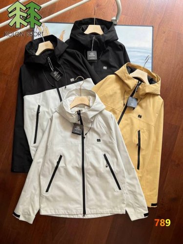 Kolon Sport 可隆24年秋季情侣登山防泼水冲锋衣连帽夹克外套, 城市机能系列 高品质货，户外三防，防风雨，防静电，透气耐磨！户外运动城市休闲不二之选！