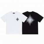 8042# ,Amiri手工印花Logo宽松版短袖T桖，采用300克重面料，颜色：黑色，白色，尺码：S M L Xl