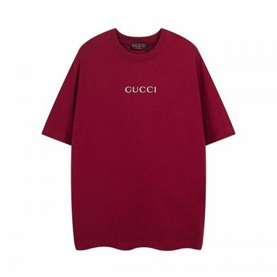 全年有货不下架 #Gucci古驰#2025早春系列 安可拉红简约印花图案 官方原版,定制32支双纱纯棉面料 克重260G 手感松软细腻又比一般棉布料扎实 舒适透