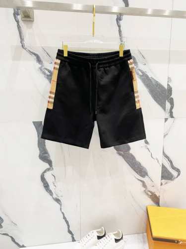 Burberry 巴宝莉 定制太空棉短裤 经典格纹贴布Logo口袋设计标识 官方同步 高版本 高品质 时尚个性 百搭潮流 纯原品质 原版面料 吊牌 领标 水洗麦