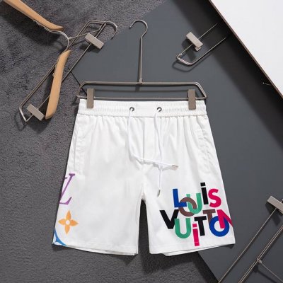 louls Vultton 路易威登 2025春夏季新款休闲高品质 速干裤梭织面料 沙滩裤 超高端品质3D数码印花工艺制作而成 原版复刻 整体提花最新字母联盟L