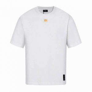 Fendi 芬迪 25Ss新款立体硅胶双Flog圆领短