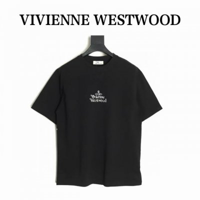 Vivienne Westwood 西太后行星字母短袖 采用300克纯棉面料~贼上镜又时髦的T恤来啦，这件T恤真的太有夏天的味道啦！胸前的字母设计太太太好看了！