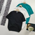 尺码S-Xl高端复刻 罗意威 Loewe 25Ss早春新款 袖子刺绣Logo短袖T恤 轻奢主义 男女日常通勤穿搭必备单品 正确版本 欢迎对比 详细特征 320克