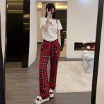 码数 S-M-L-Xl-Xxl 颜色 白色~格纹 面料 棉~聚酯纤维 版型宽松 柔软舒适 胸前精美China中国红印花图案抽褶腰间修饰身材曲线 自带弹力 真心显