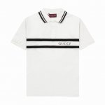 品牌 Gucci 面料 纯棉 克重 220 颜色 白色 黑色 尺码 M-Xxl Gucci印花棉质polo衫 款号 788016 Xjgjx 9081 这款单品