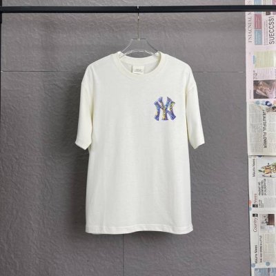 A77 高版本 Mlb 300克重 高端直喷工艺 25新款 通肩压条保证舒适性1同步发售 最大穿到200斤 ny洋基队情侣款式 定制宽松舒适 超爆 经过高温水洗