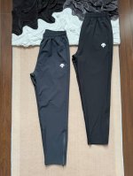 descente 迪桑特 户外男士运动梭织速干长裤 -采用经典梭织面料，优异的弹力和出色的透气性，提升运动中自由伸展度，可摆脱运动后的汗湿黏腻感，令穿着者体感清
