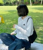 高端阿迪达斯Adidas基础款百搭宽松情侣款防晒服 无感上身上轻入羽毛！ 采用德国技术编织混织面料 防晒 %防紫外线，有效保护身体每一寸肌肤！手感柔软顺滑 干爽