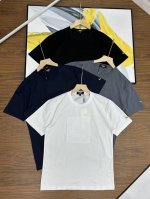 Fendi芬迪2025春夏新款胸前立体标志 芬迪Fendi新款男士圆领短袖T恤！时尚潮流款，客供冰感丝光棉面料，爽滑细腻，舒适透气，质感非常好！胸前采用高频立体