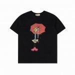 Gucci 古驰 25Ss 趣味卡通系列印花短袖 面料采用32支双纱240克重精梳棉，定制32支1*1螺纹，成衣两遍水洗处理，面料舒适亲肤无异感，定制定染面料，