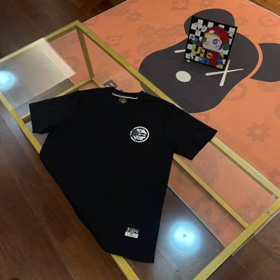 上新， Evisu福神2025新款男士樱花海浪字母大Mt恤短袖 颜色：黑 尺码：S-Xxl S码 肩宽44 胸围96 衣长68 适合身材 - 斤 M码 肩宽46