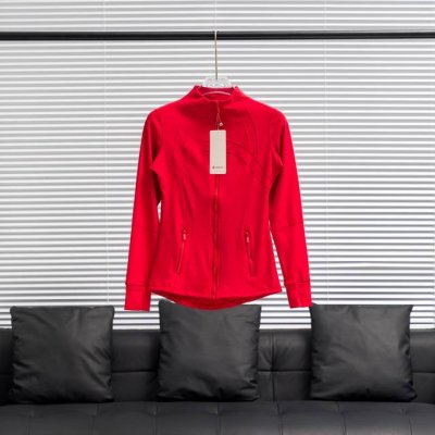 工厂p直供 Lululemon丨露露乐檬Define立领纯色瑜伽服 配色：中国红 尺码：2 4 6 8 10 12