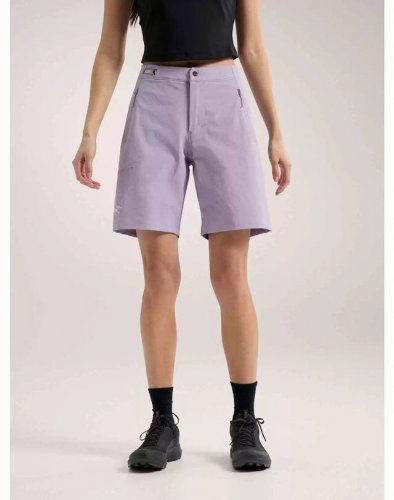arcteryx 始祖鸟 Gamma Lightweight Short 9 纯色Logo刺绣系扣直筒夏季中腰休闲短裤 女款 Arcteryx Gamma Li