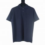 高版本 prada普拉达prd 基础三角标短袖polo衫 藏蓝 原版5650购入， G订制订染全棉珠地面料，采用高支长绒棉珠地布。水洗预缩＋酵素除毛，手感非常舒