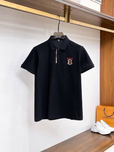 巴宝莉 2025Ss夏季新款字母Logo男士翻领polo衫！经典商务男款，高端男装的天花板级别的商务男款！简约时尚大气不失优雅，单穿内搭体面过人，品质控 细节控