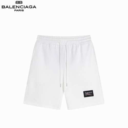 本地自取180 balenciaga&Supreme 联名款可乐贴布短裤 辅料涂鸦联名短裤 定织定染纯棉毛圈 克重 360G面料 采用数码直喷+定制辅料工艺 全